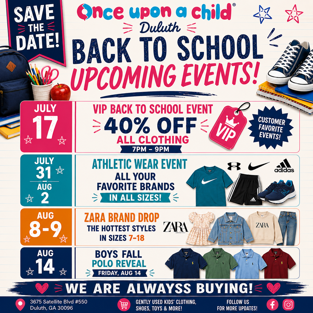 Get ready for Back To School